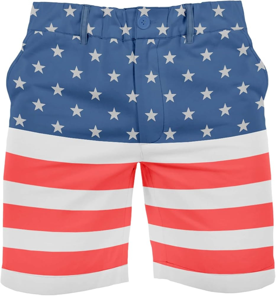 Tipsy Elves Classic-Fit Golf Shorts for Men - Colorful Men’s Athletic Short Pants - Ultra Soft ... | Amazon (US)