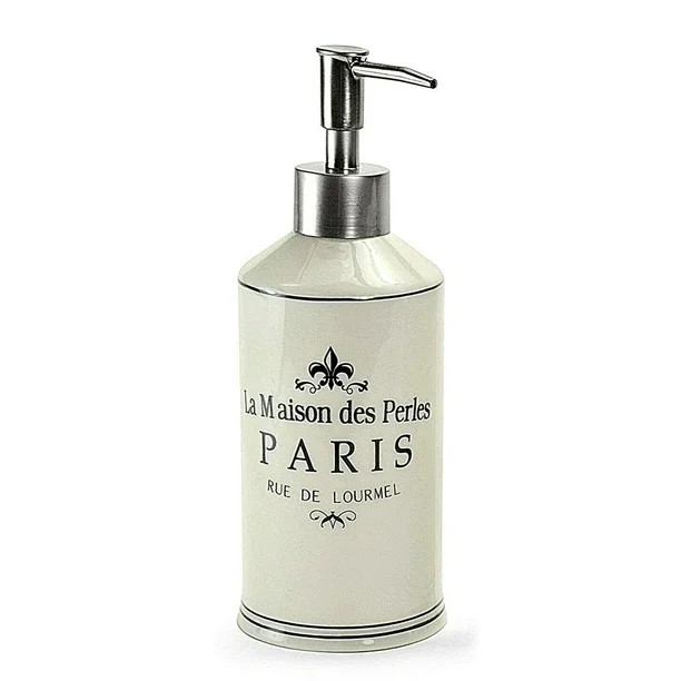 Soap/Lotion Dispenser - "La Maison Des Perles Paris Soap" Design - French Themed | Walmart (US)