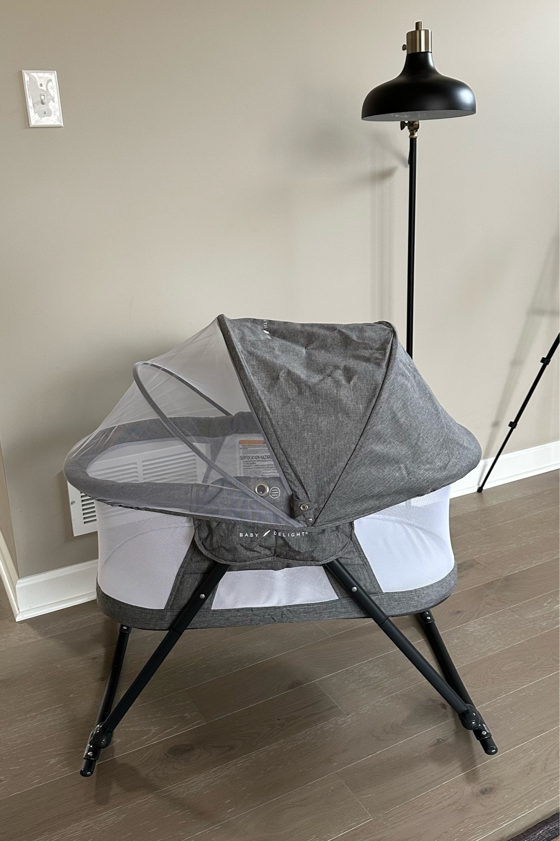 we have two of these portable bassinets ready for baby boy’s arrival! Can rock or lock in place. Easy to pack up and go. The mesh top is removable and makes it ideal for homes with cats or outdoor use to protect baby from bugs!! 

#LTKFindsUnder100 #LTKBaby #LTKBump