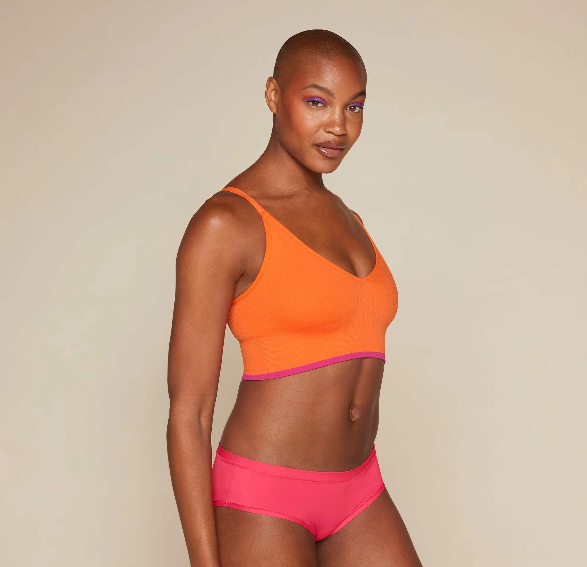 Lounge Rib Triangle Bralette | Harper Wilde