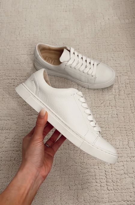 My favorite white leather sneakers! These sneakers are so comfortable and I love how sophisticated they look. Pairs well with anything and is perfect for spring outfits! 

#LTKstyletip #LTKshoecrush