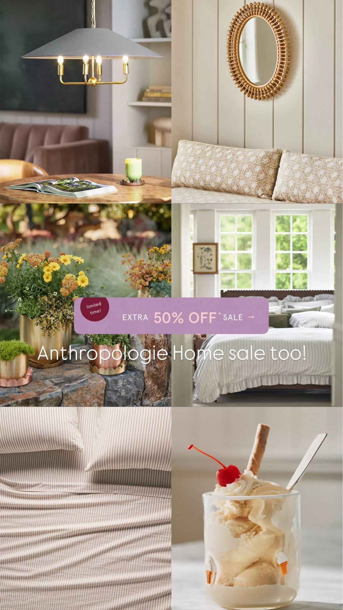 Anthropologie home sale! Extra 50% off bedding, decor, lighting, dinnerware and accessories I love.

#LTKSaleAlert #LTKHome #LTKdayinmylife