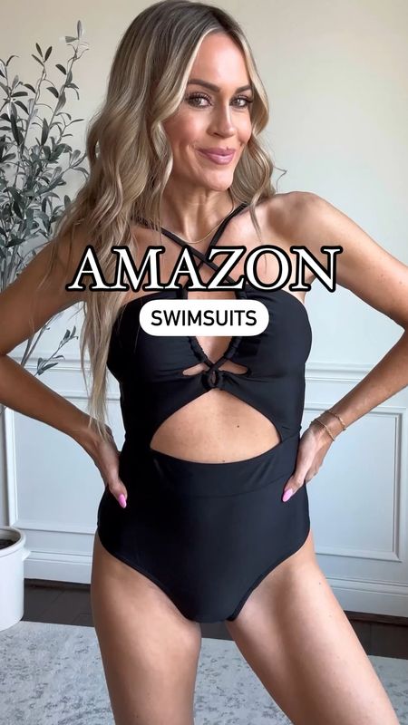 Amazon swimsuits - wearing xs is each!

#LTKswim #LTKover40 #LTKfindsunder50