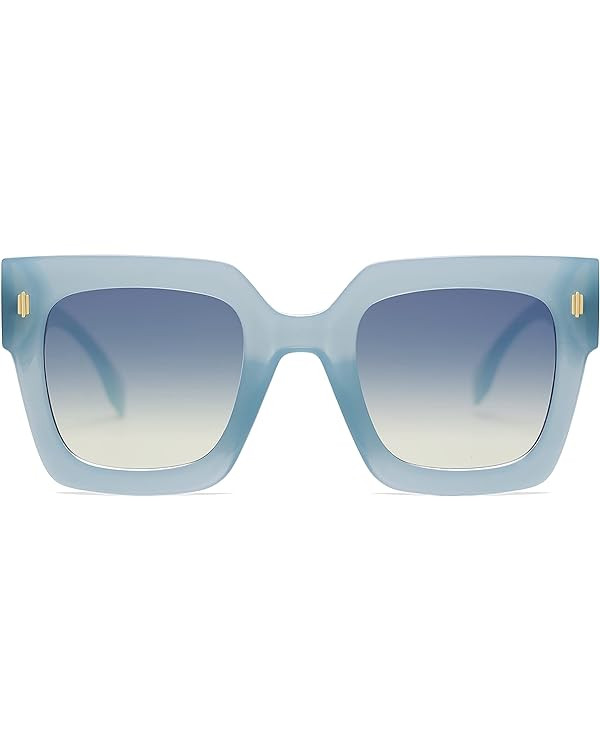 SOJOS Vintage Oversized Square Sunglasses for Women,Retro Womens Luxury Big Sun Glasses UV400 Pro... | Amazon (US)