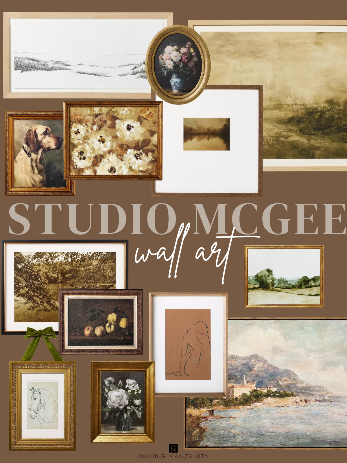 This Studio McGee wall art is exactly the kind of piece that makes a wall feel finished without overthinking it. It has that same elevated, timeless quality as the rest of their collection, which is why I keep coming back to it. Mix and match both vintage vibes and modern art for an electic loook. #studiomcgee #wallart 

 #LTKHome