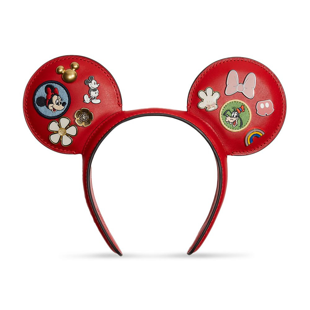 Mickey Mouse and Friends Leather Ear Headband for Adults by COACH – Shanghai Disney | Disney Store