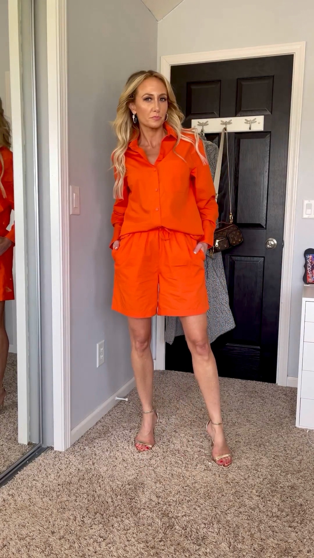 Matching Set! 🧡 Great Summer and Pre Fall Outfit made easy! @amazonthedrop
Outfit Details...
The Drop Women's Kendra Poplin Loose Fit Long Shirt
@amazon
The Drop Woman's Jada High Waist Loose Fit Shorts
@amazon
Gold Strappy High Heeled Sandals - old from @express
Follow for more outfit and style Inspo!
matching set, amazonfashion, amazonfashion, grwm, pre fall, affordable fashion,  summer set, short set, summer fashion, summer outfit, fashion, fashion reel, outfit reel, fashion style, fashioninspo, outfit, outfit inspiration,  fashionover40, fashionover30, classy, classy outfit

#LTKover40 #LTKFind #LTKstyletip