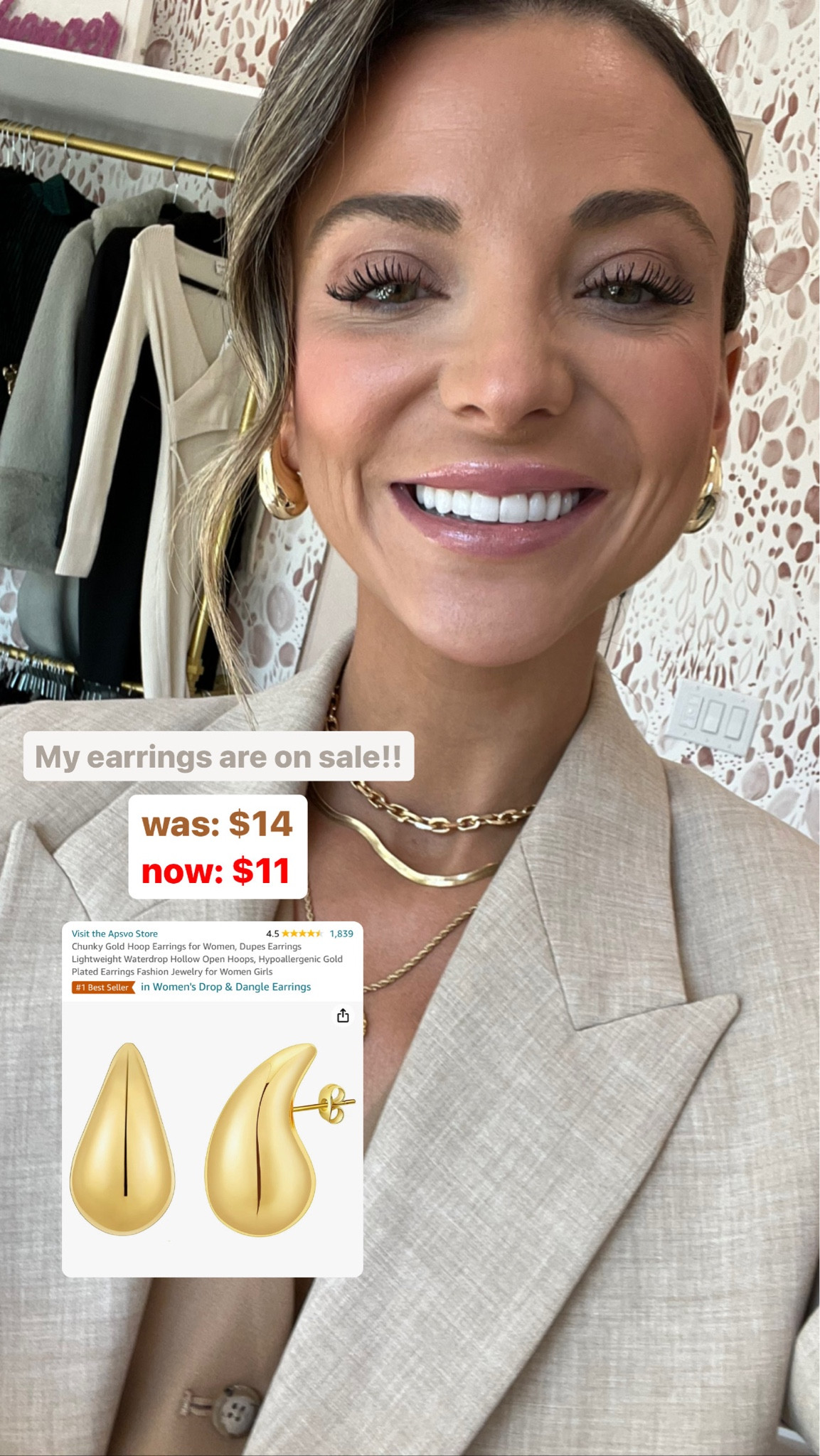 Bottega dupe amazon earrings on sale for under $12!! 

#LTKGiftGuide #LTKfindsunder50 #LTKsalealert