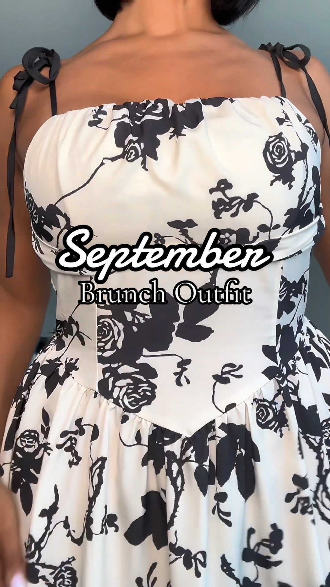 September Brunch Outfit 🖤 Love this for warmer early fall days and added the shawl in case you get a little chilly. Classy old money vibes for your bottomless mimosas. 💁🏽‍♀️

brunch dress, fall outfit, over 40, petite curvy, midsize 

#LTKOver40 #LTKStyleTip #LTKItBag