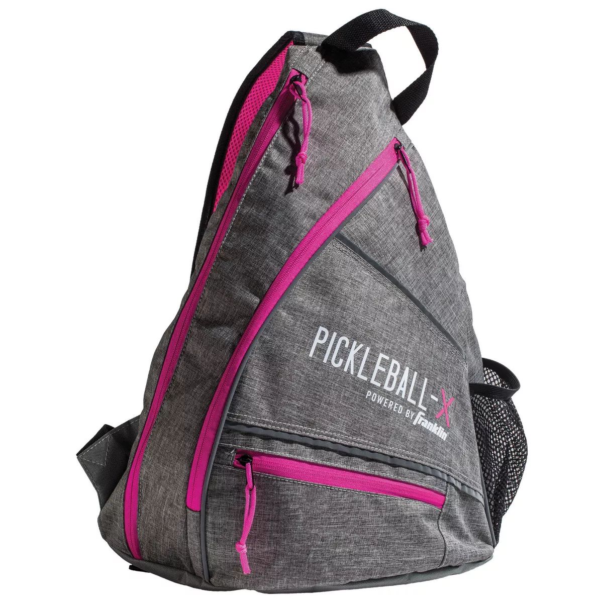 Franklin Sports Pickleball-X Elite Performance Official Sling Bag of the US OPEN - Gray/Pink | Target