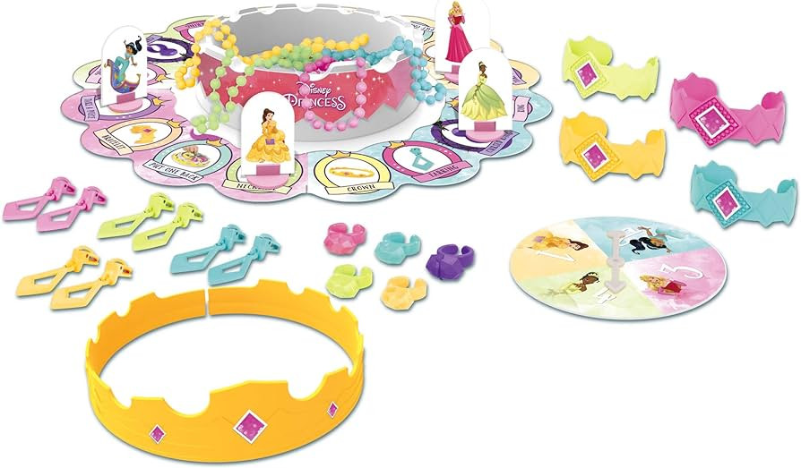 Hasbro Gaming Pretty Pretty Princess: Edition Board Game Featuring Disney Princesses, Jewelry Dre... | Amazon (US)