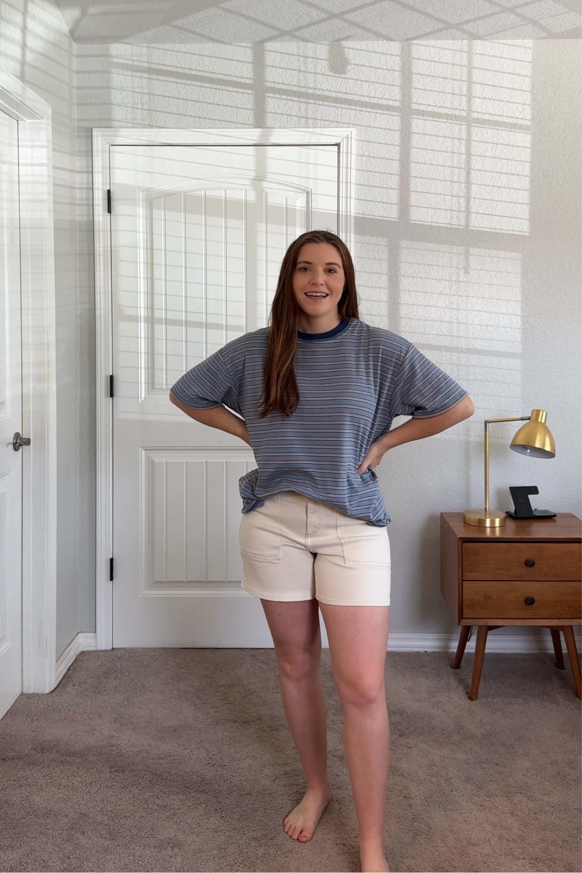 This T-shirt is the comfiest I have already worn it 3 times since getting it! Also, my first pair of white shorts and I LOVE them!

#LTKFindsUnder100 #LTKStyleTip #LTKSeasonal