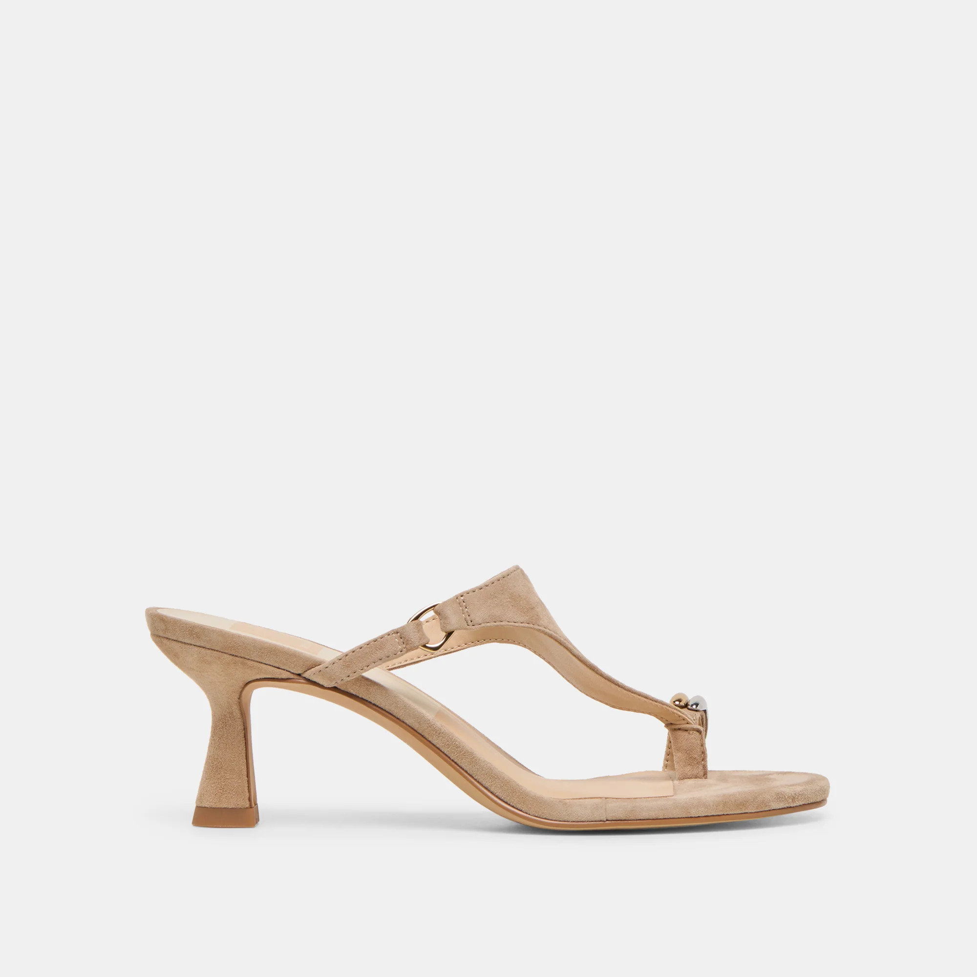 DERREL HEELS CAMEL SUEDE | DolceVita.com