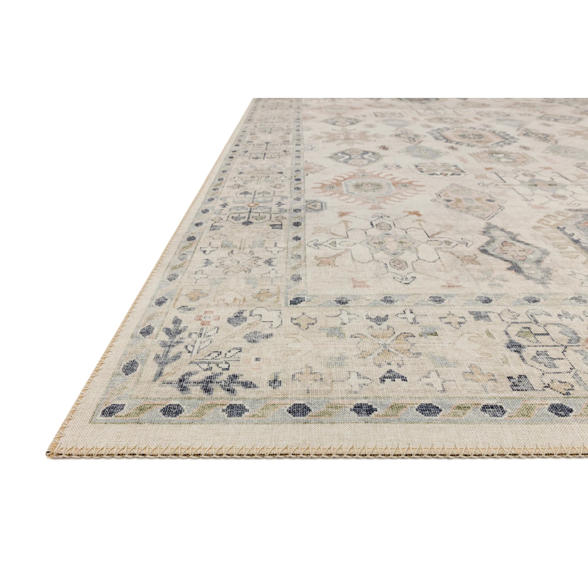 Loloi II Hathaway Printed Oriental Beige / Multi Area Rug | Walmart (US)