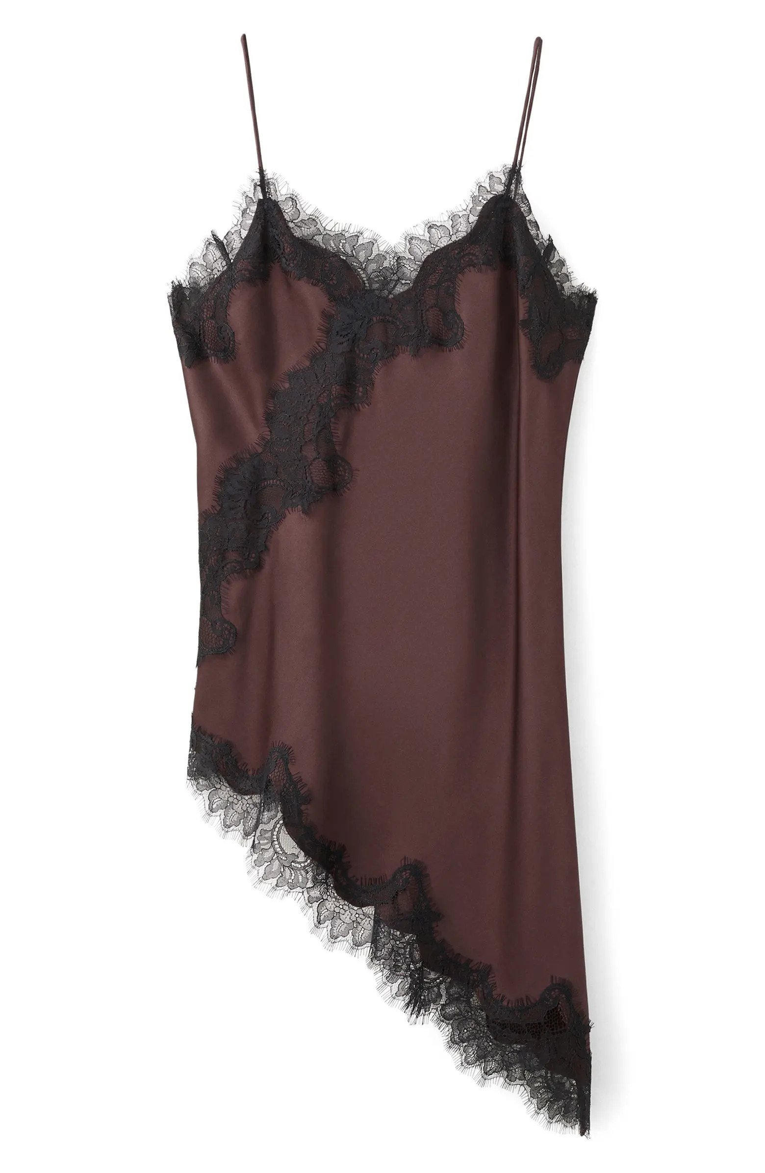 Lace Asymmetric Camisole Dress | Nordstrom