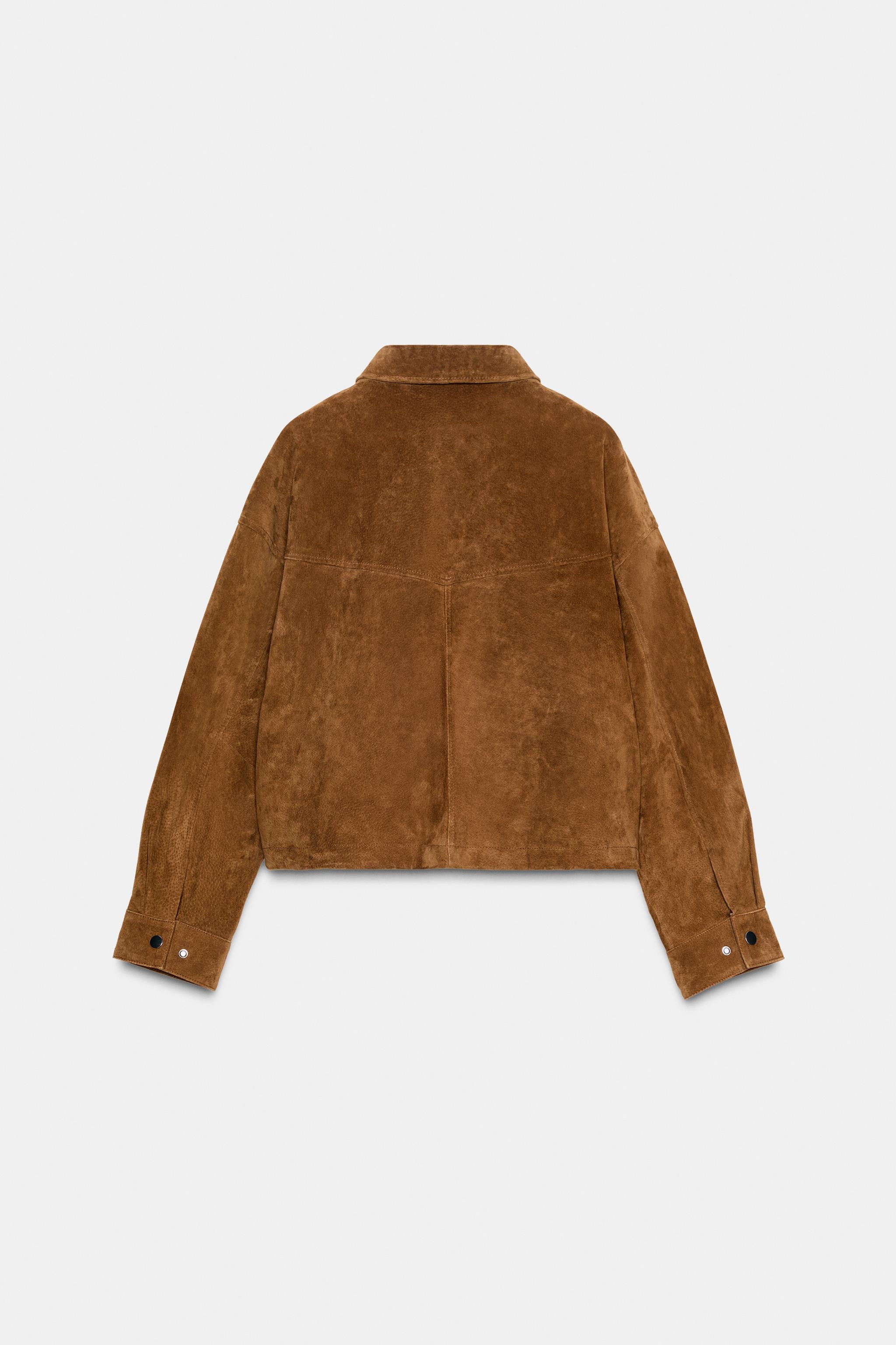 100% LEATHER BOMBER JACKET | Zara UK