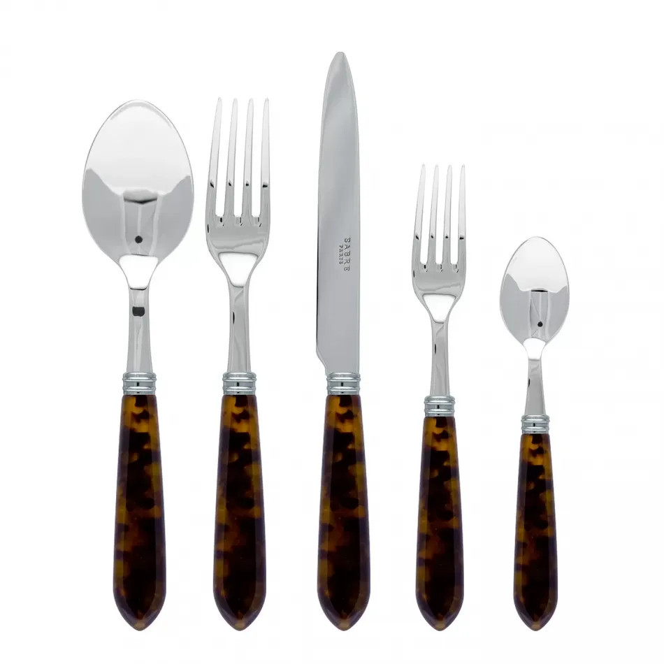 Sabre Faux Tortoise Flatware | Gracious Style | Gracious Style, Inc.