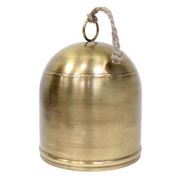 Gold Metal Bell Ornament, 10" | At Home