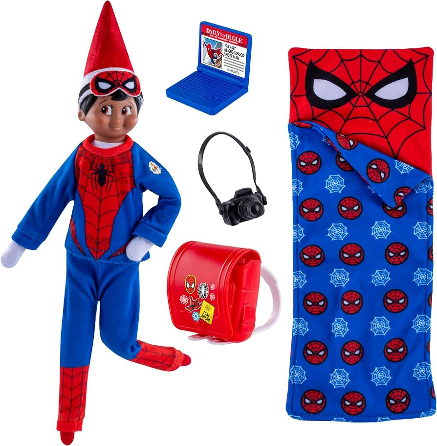 The Elf on the Shelf Marvel Spider-Man Saves the Day Sleep Set | Amazon (US)