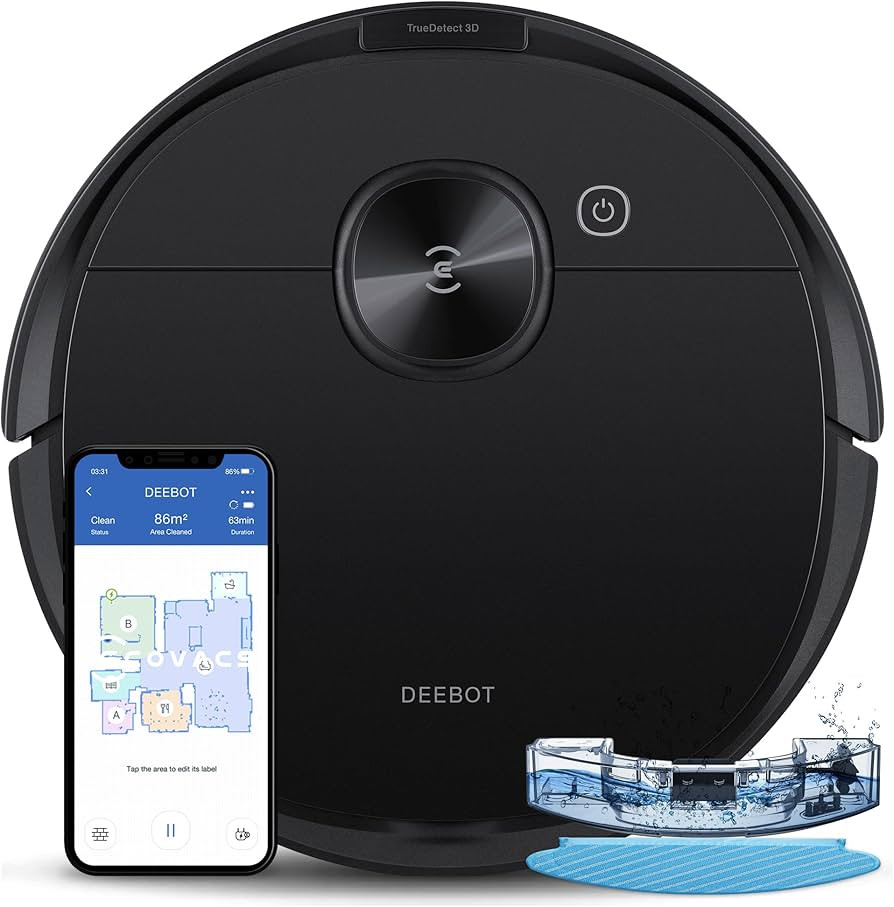 ECOVACS Deebot N8 Pro Robot Vacuum and Mop, Strong 2600Pa Suction, Laser Based LiDAR Navigation, ... | Amazon (US)