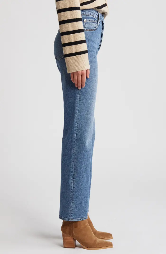 The Topanga High Waist Ankle Straight Leg Jeans | Nordstrom