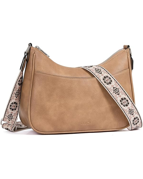 Crossbody Bags Purses for Women, Leather Cross Body Bags with Adjustable Strap, Women's Shoulder ... | Amazon (US)