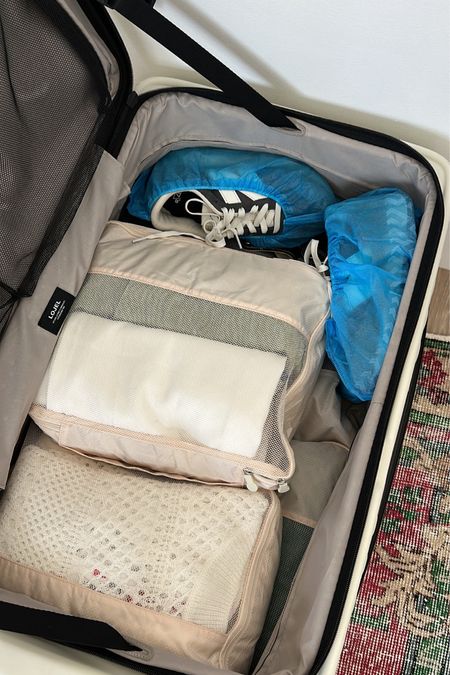 Packing cubes and shoe covers are must-have travel essentials of mine! I can’t go anywhere without them. They’re both under $25 and such a great way to organize your luggage ✈️🧳👀 

#LTKtravel #LTKunder50