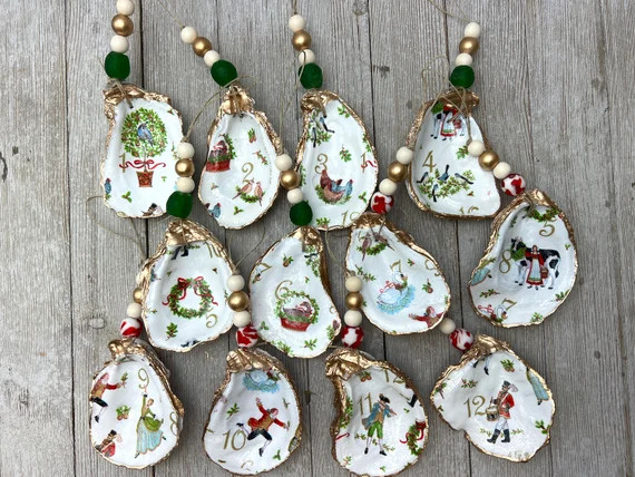 12 Days of Christmas Ornament Set - Etsy | Etsy (US)