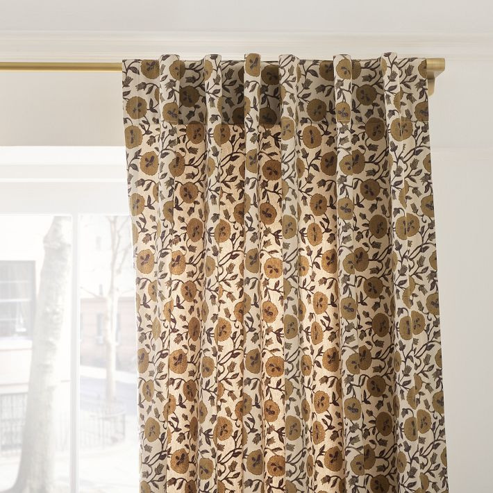 Laney Floral Curtain | West Elm (US)
