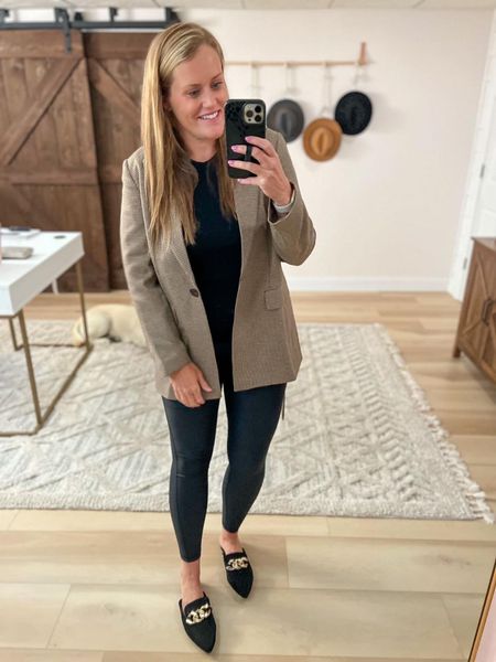 Fall blazer 

Fits TTS 

Fall outfits  fall fashion  casual outfit  everyday style  Jeans Amazon finds  faux leather leggings  mules  workwear 


#LTKworkwear #LTKstyletip #LTKSeasonal