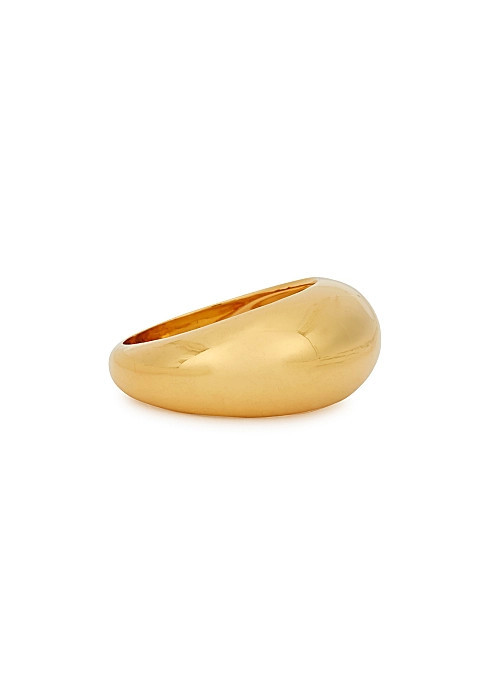 Oli 18kt gold-plated ring | Harvey Nichols (Global)