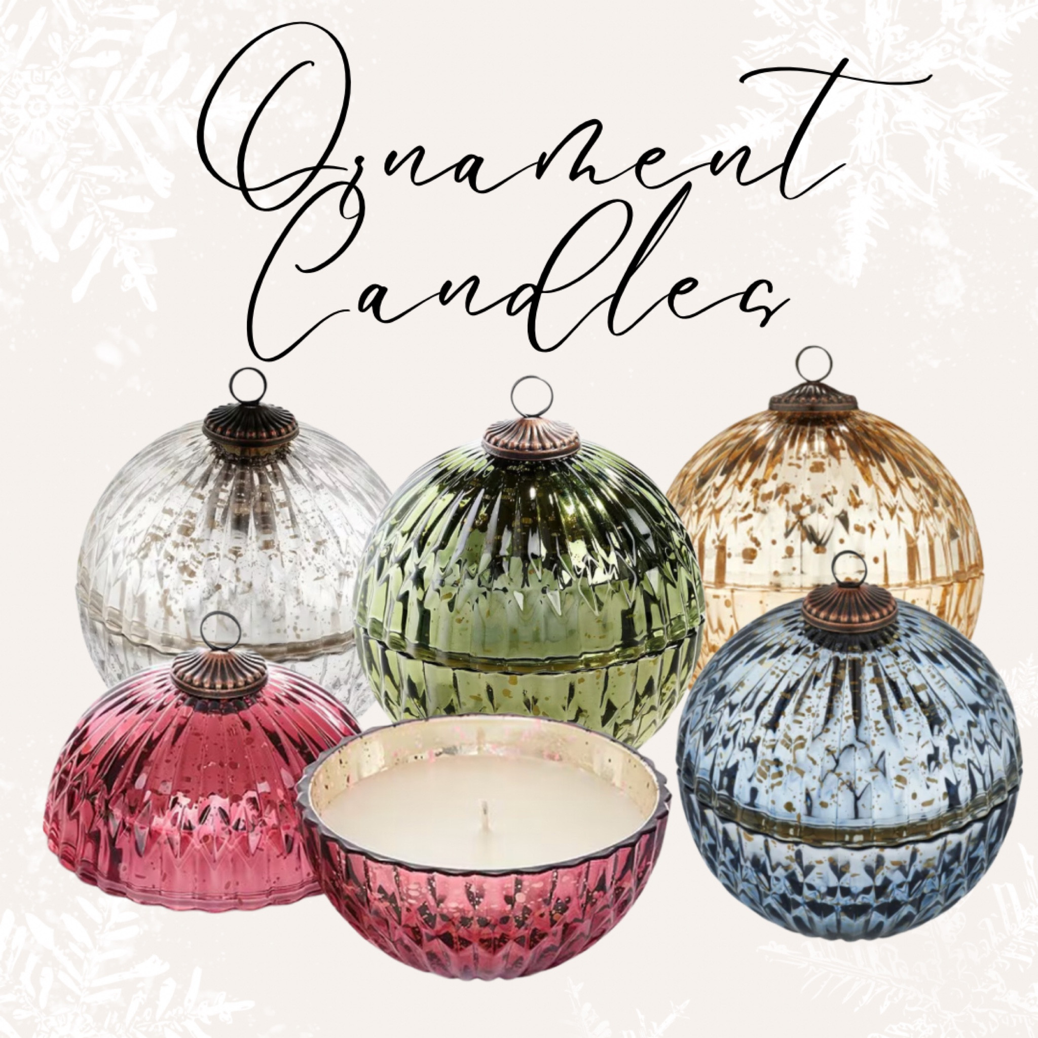I saw that ornament candles are out already! These sold out everywhere so fast last year so I thought I’d post them now. 🤍

#LTKSeasonal #LTKhome #LTKfamily