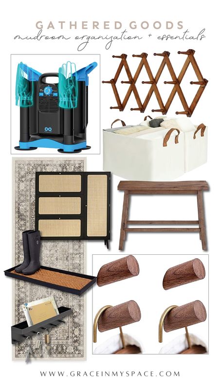 Today I shared more about my mudroom and how I’ve made it functional for my family. I’ve rounded up some of my favorite products for mudroom organization and essentials such as a modern shoe cabinet, washable rug, bench, peg hooks, boot dryer, storage bins and more! 

#LTKunder100 #LTKunder50 #LTKhome