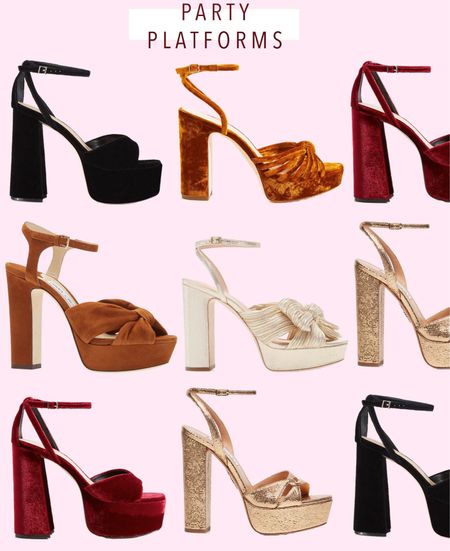 Platforms, heels, holiday

#LTKSeasonal #LTKshoecrush #LTKstyletip