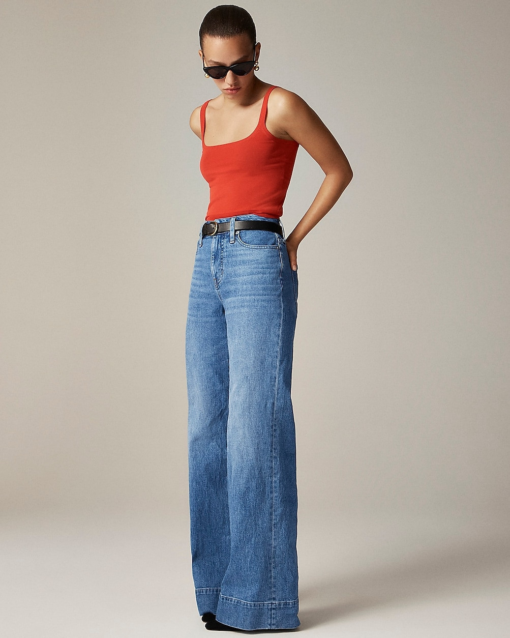 Curvy denim trouser jean | J. Crew US