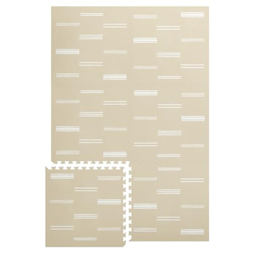 Lillefolk Baby Play Mat for Floor – 4x6ft Old White| Soft Non Toxic Premium EVA Foam Tiles for Tummy Time, Crawling & Playroom – Waterproof Interlocking Floor Mat for Babies & Toddlers (6 Tiles) | Amazon (US)
