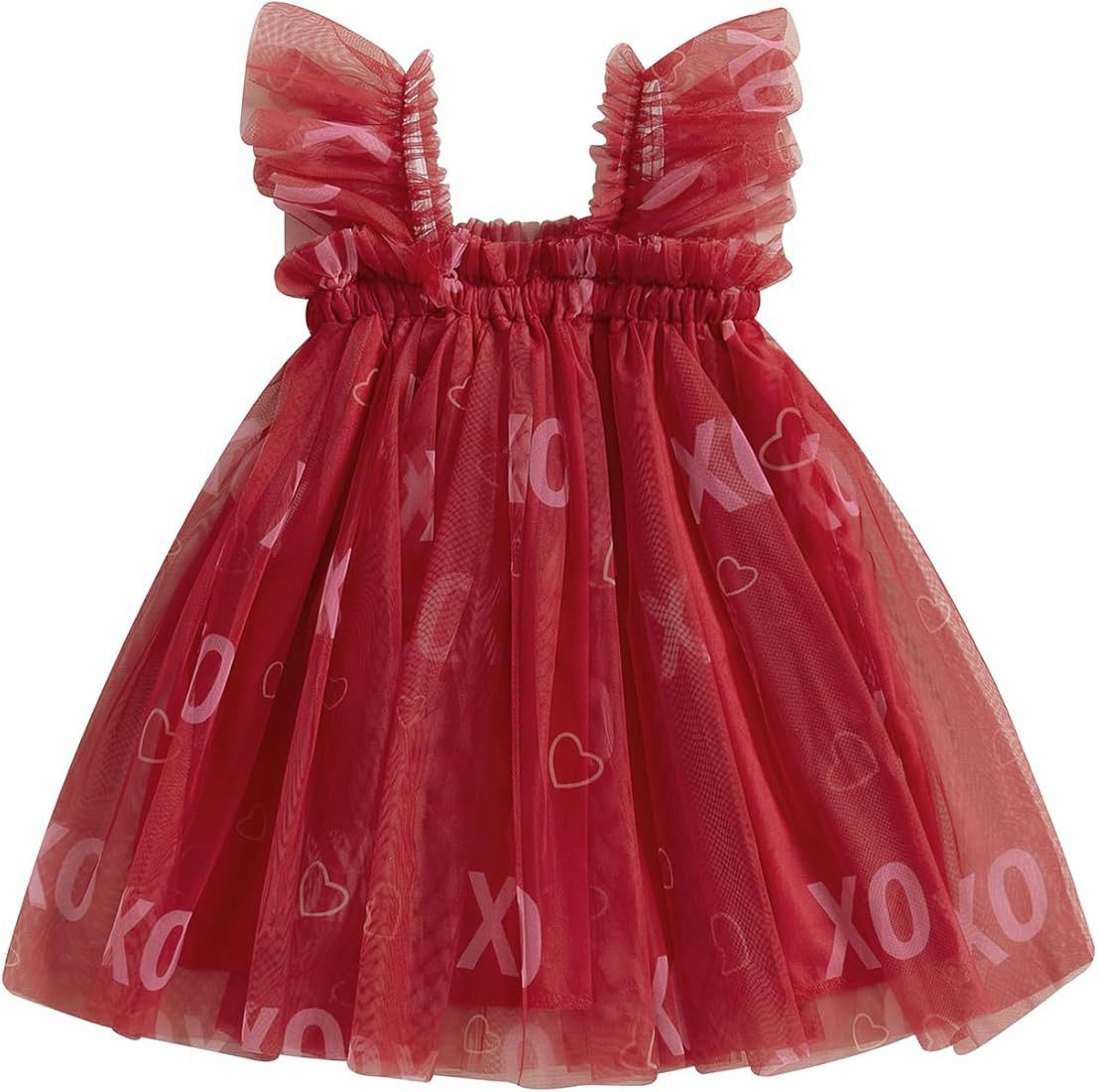 Toddler Tutu Dress Baby Girl Sleeveless Layered Tulle Dress Little Girl Princess Dresses Spring S... | Amazon (US)