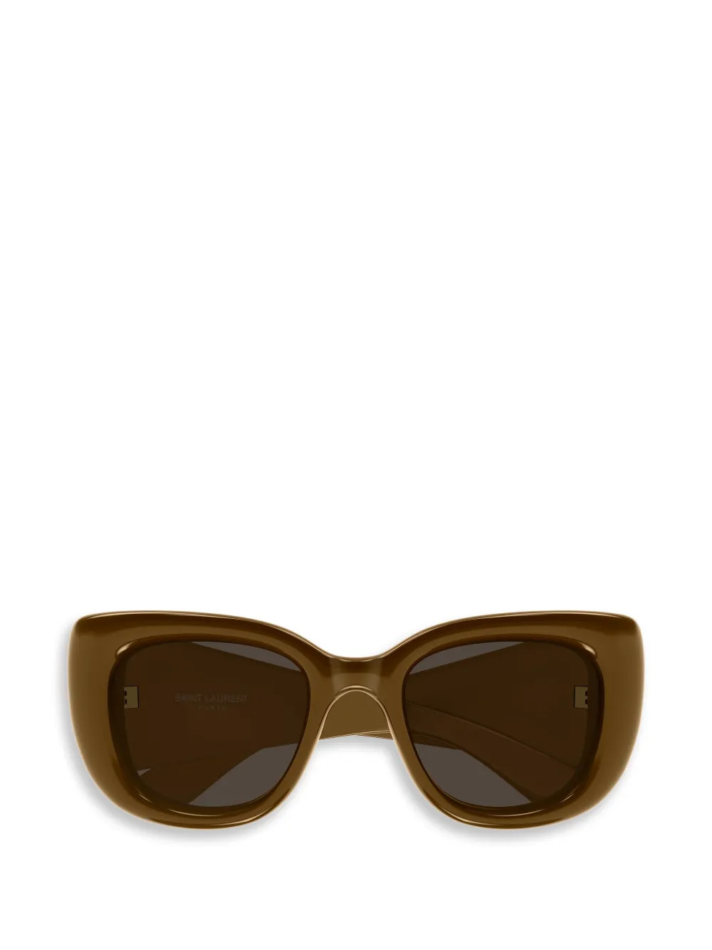 Saint Laurent Eyewear Howl cat-eye sunglasses - Brown | Farfetch Global