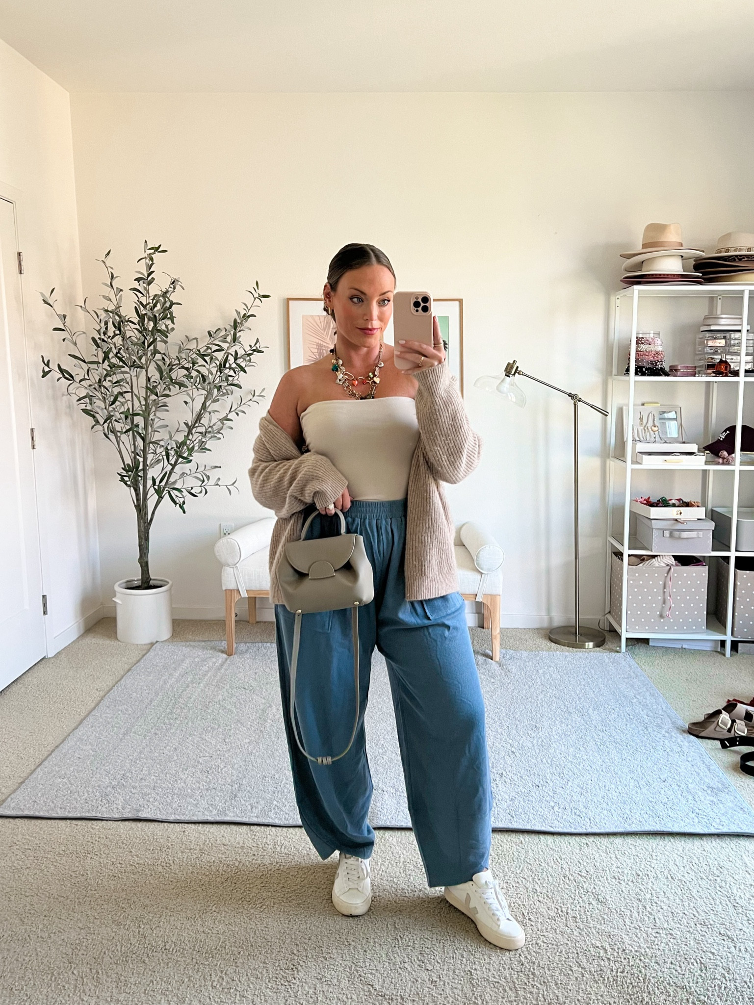 Casual and comfy loungewear ✨

Med in top,
Large in bottoms 
Med in cardigan 

#LTKFindsUnder100 #LTKMidsize