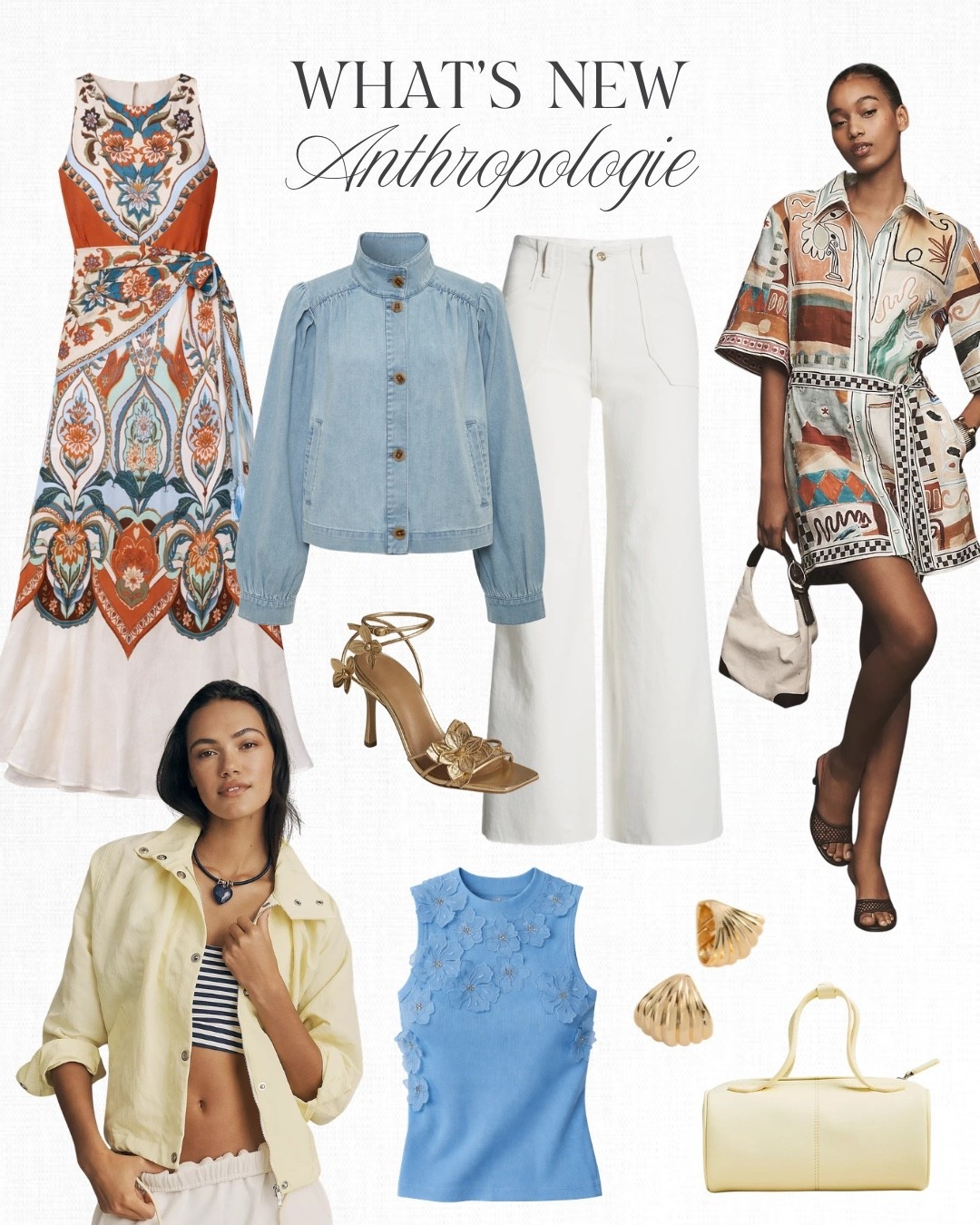 New arrivals from @Anthropologie that I’m loving right now! Warmer weather and sunny vacations are around the corner and these are perfect to head into spring! ✨💓

#anthropartner