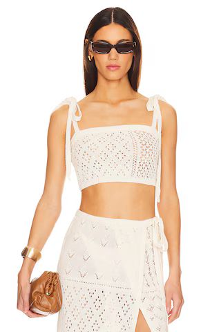 Tularosa Thea Top in Ivory from Revolve.com | Revolve Clothing (Global)
