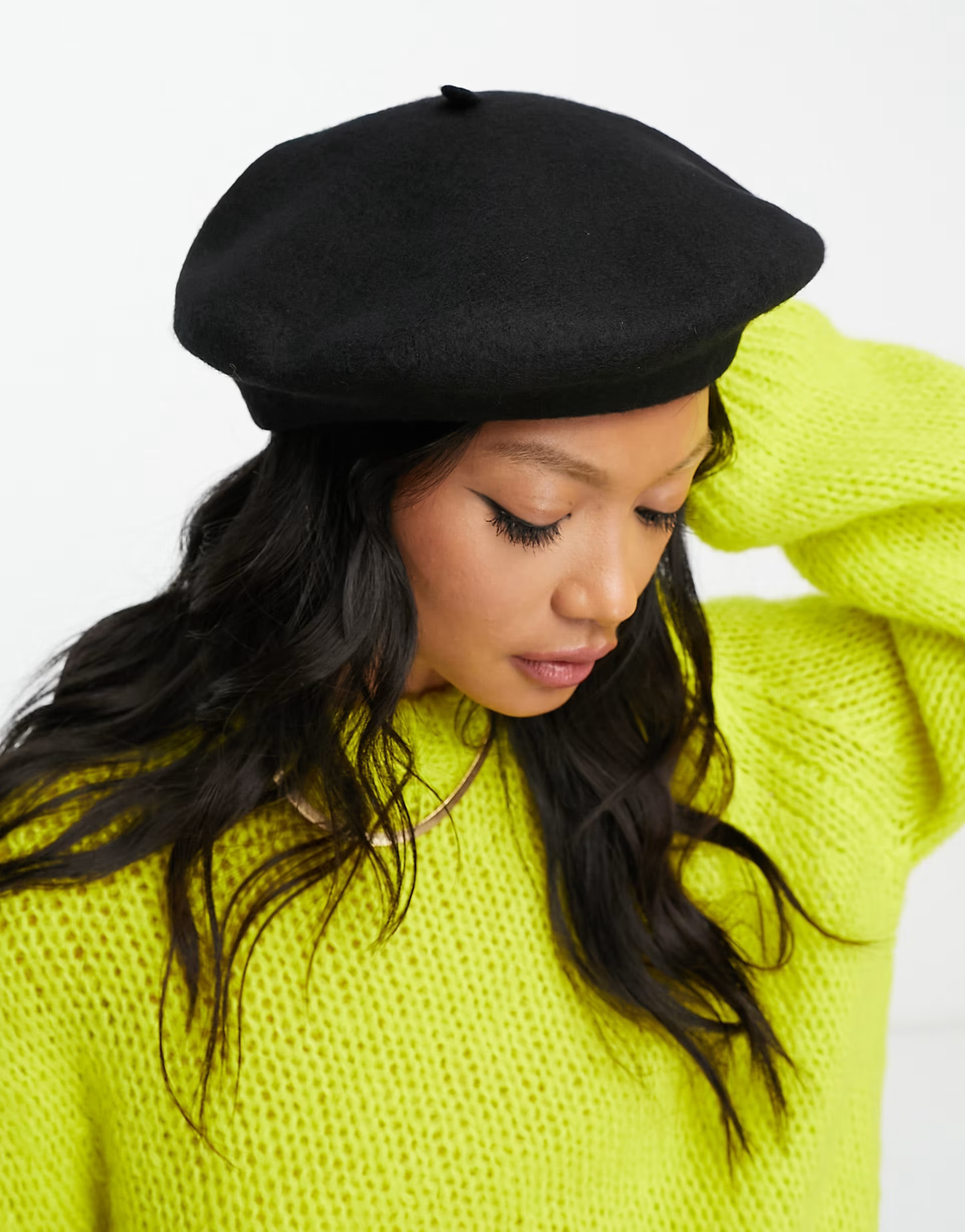 & Other Stories wool beret in black boucle | ASOS (Global)