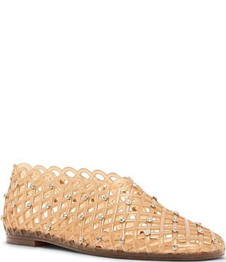 Steve Madden Grove Rhinestone Jelly Slip On Flats - 9 | Dillard's