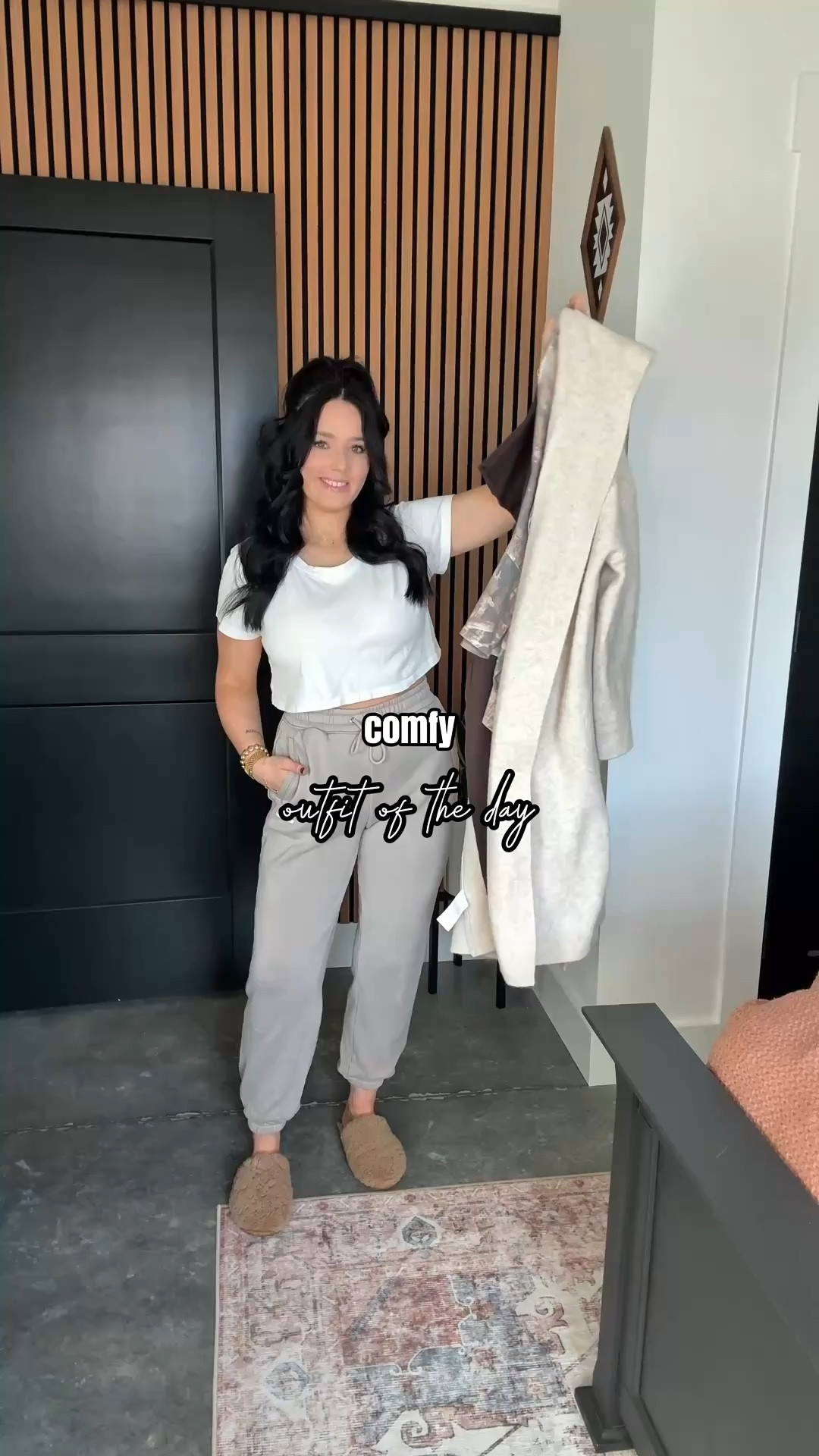 Comfy OOTD 🤍

Camo Tee - small (khaki green option)
Cardigan - small (apricot option)
Leggings - small (clay brown option)
Bralette - medium

The perfect outfit - whether you're lounging around home or running some errands! 👏🏼 I love this camo tee so much! It does have an oversized fit, but I tucked mine up into the band of my bralette for a cropped look! Layered this super cozy chunky cardigan over it (it reminds me of something from Loft - such amazing quality!) & finished the look with the best no front seam leggings EVER & these cozy platform shoes! 



#LTKFindsUnder50 #LTKFindsUnder100 #LTKootd