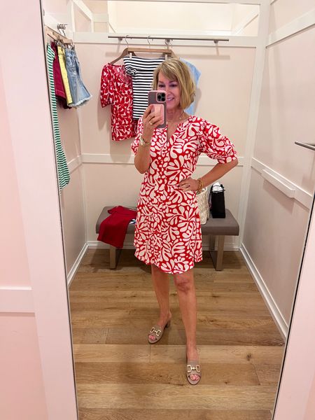 40% off this red and white floral dress! Perfect modest length and fun summer print!

#LTKSeasonal #LTKSaleAlert #LTKOver40