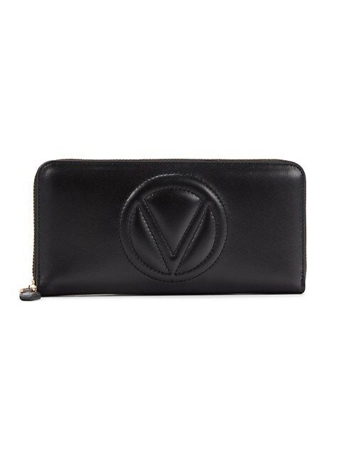 Valentino by Mario Valentino Sofia Sauvage Leather Continental Wallet on SALE | Saks OFF 5TH | Saks Fifth Avenue OFF 5TH