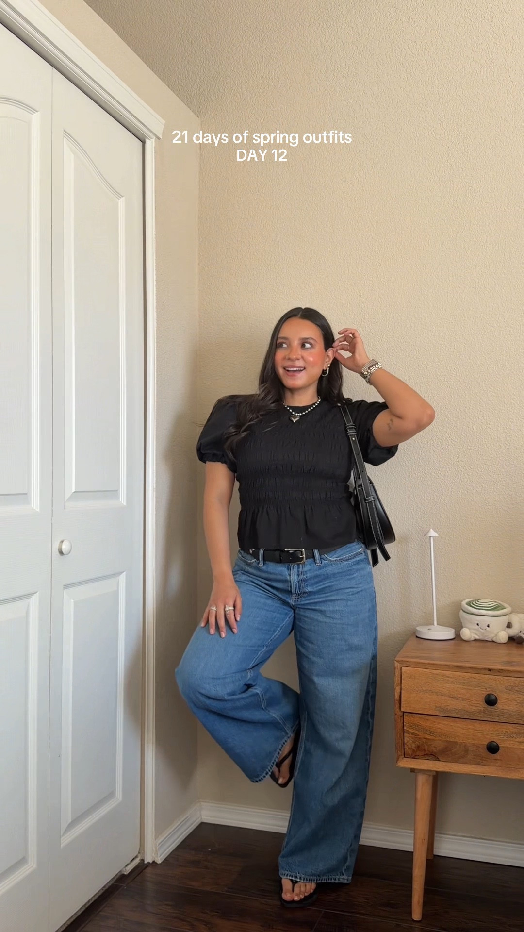 simple + cute spring ootd! — wearing top in size small + jeans in size 4s

#LTKPetite #LTKootd #LTKSeasonal
