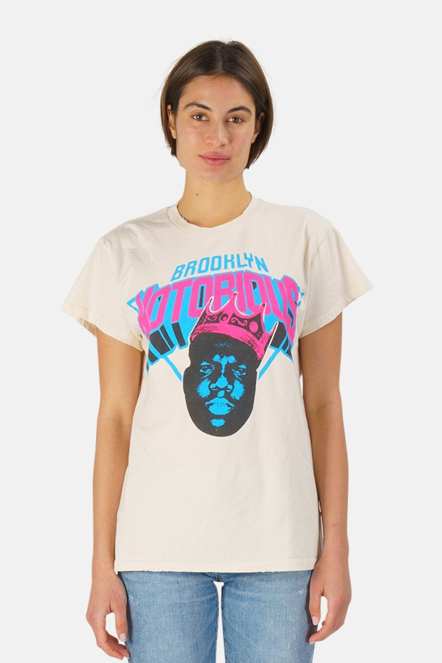 MadeWorn Brooklyn Notorious Tee | Blue & Cream
