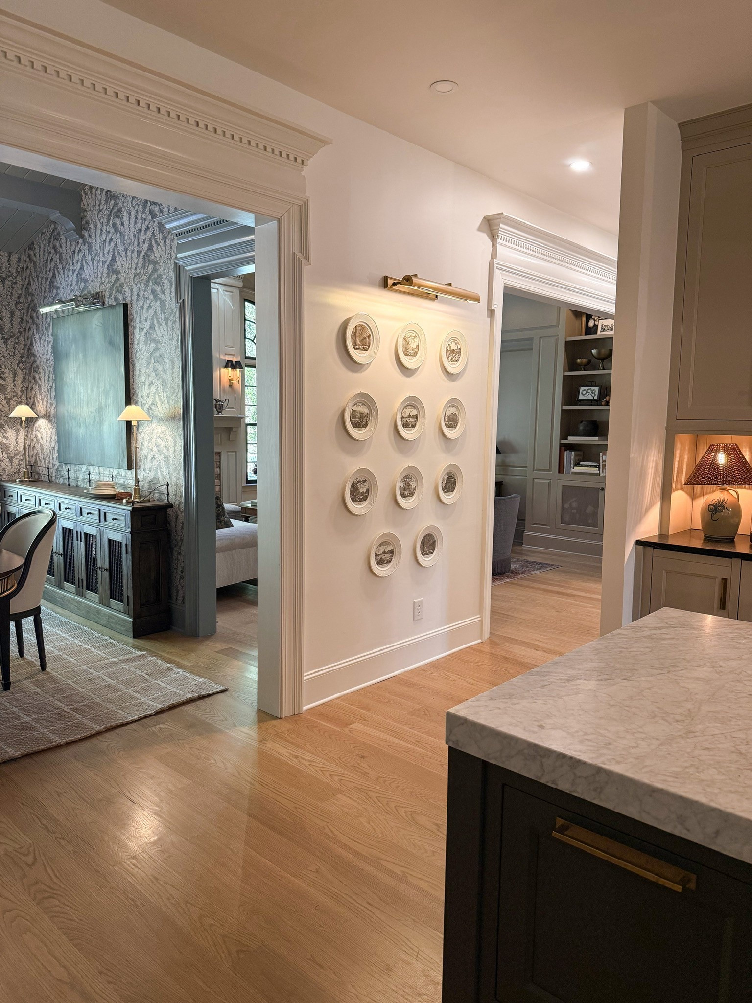 Our new plate gallery wall 😍✨