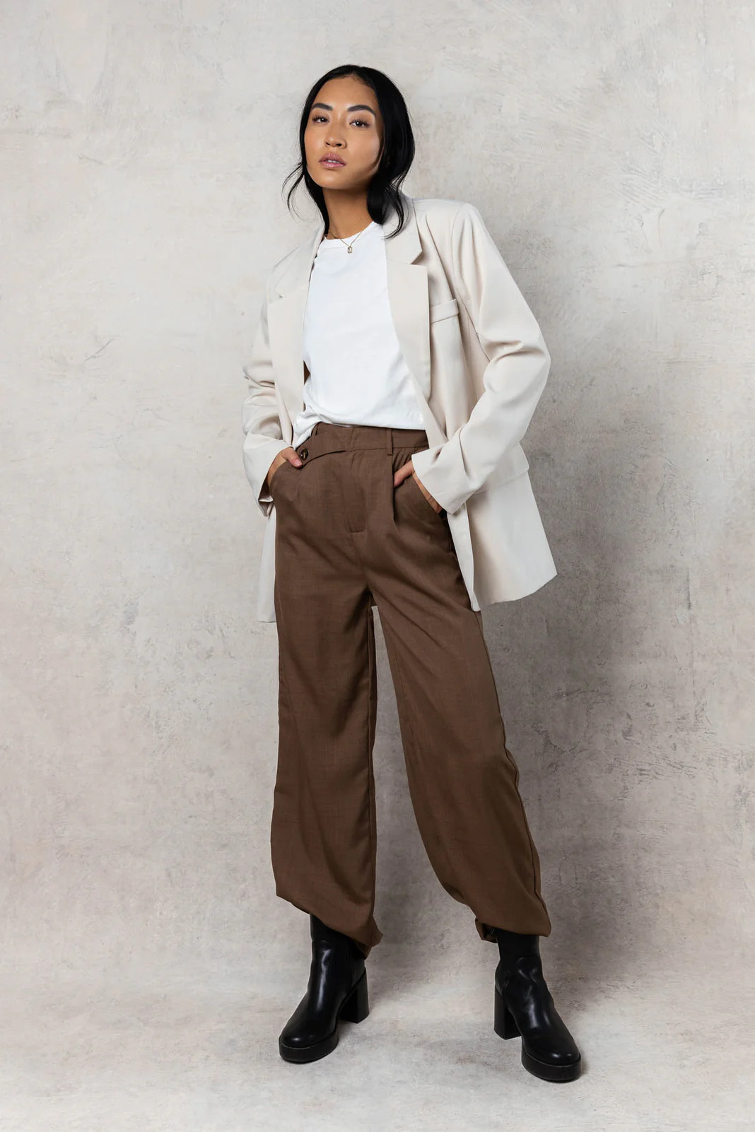 Maeve Wide Leg Pants in Brown - böhme | Böhme US